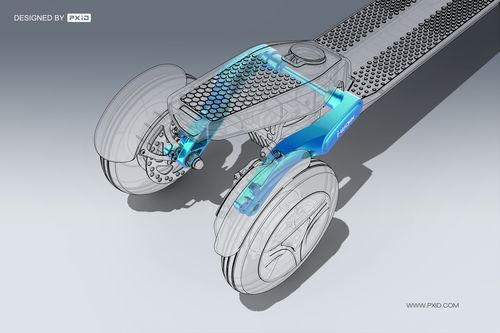 电动滑板车设计 滑板车设计 平衡车设计 老年代步工具设计 pxid 品