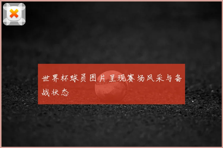 世界杯球员图片呈现赛场风采与备战状态