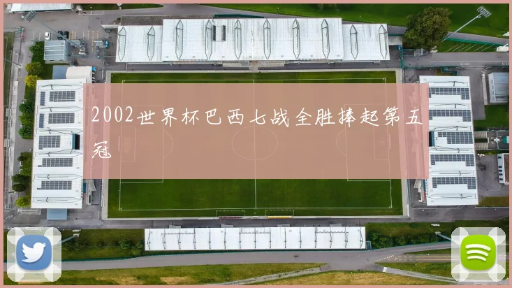 2002世界杯巴西七战全胜捧起第五冠